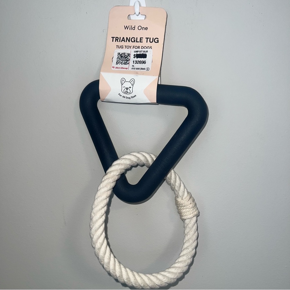 Wild One Triangle Tug Dog Toy
